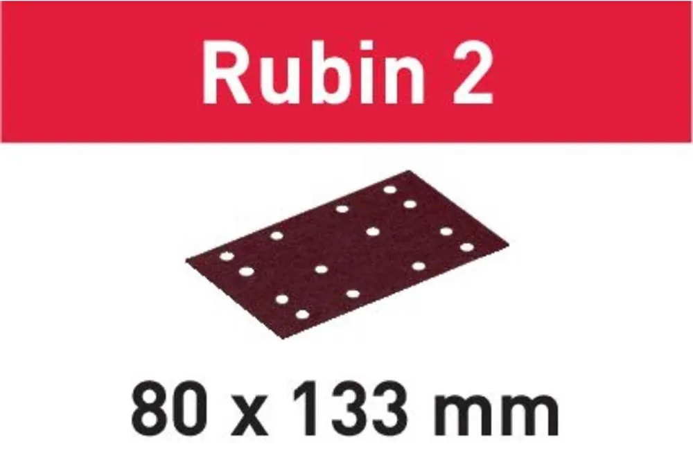Festool STF 80X133 P120 RU2/50 - Brusný papír Rubin 2