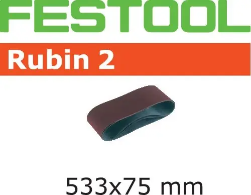 Festool L533X 75-P60 RU2/10 - Brusný pás Rubib 2