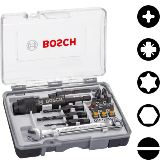 Bosch 20dílná sada šroubovacích bitů Drill&Drive