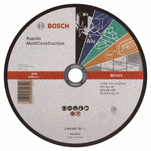 Řezací kotouče Rapido Multi Construction 230