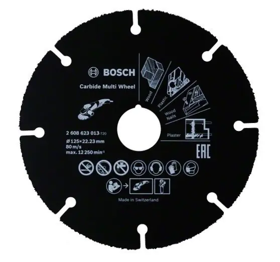 BOSCH Řezný kotouč Carbide Multi Wheel, 125 mm