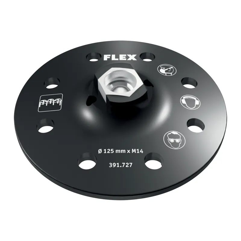 FLEX – SP D125-8 H/F – Brusný talíř na suchý zip