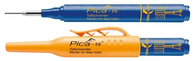 PICA INKOUSTOVÝ PERMANENTNÍ ZNAČKOVAČ PRO HLUBOKÉ OTVORY S NASTAVITELNÝM TELESKOPICKÝM HROTEM - PÍŠE NA VŠECHNY SUCHÉ POVRCHY - MODRY