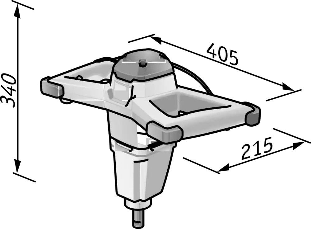 FLEX – MXE 1000 + WR2 120 – Míchadlo