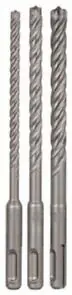 Bosch 3ks sada vrtáků SDS plus-7X; 6/8/10mm