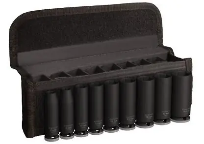 Sada PRO Impact Socket Set, ⅜″, prodloužené, 9 ks