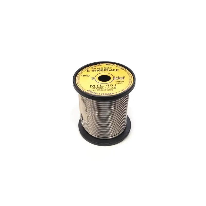 Cín trubičkový 60% 1,0mm 100gr na cívce