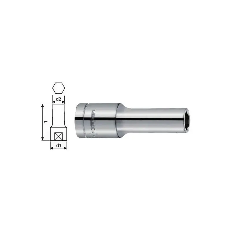 Hlavice 22,0mm 1/2" - prodloužená TONA