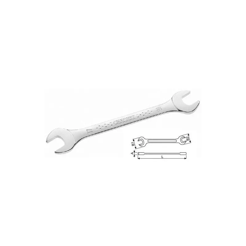 Klíč oboustranný leštěný DIN 3110 6-7mm TONA