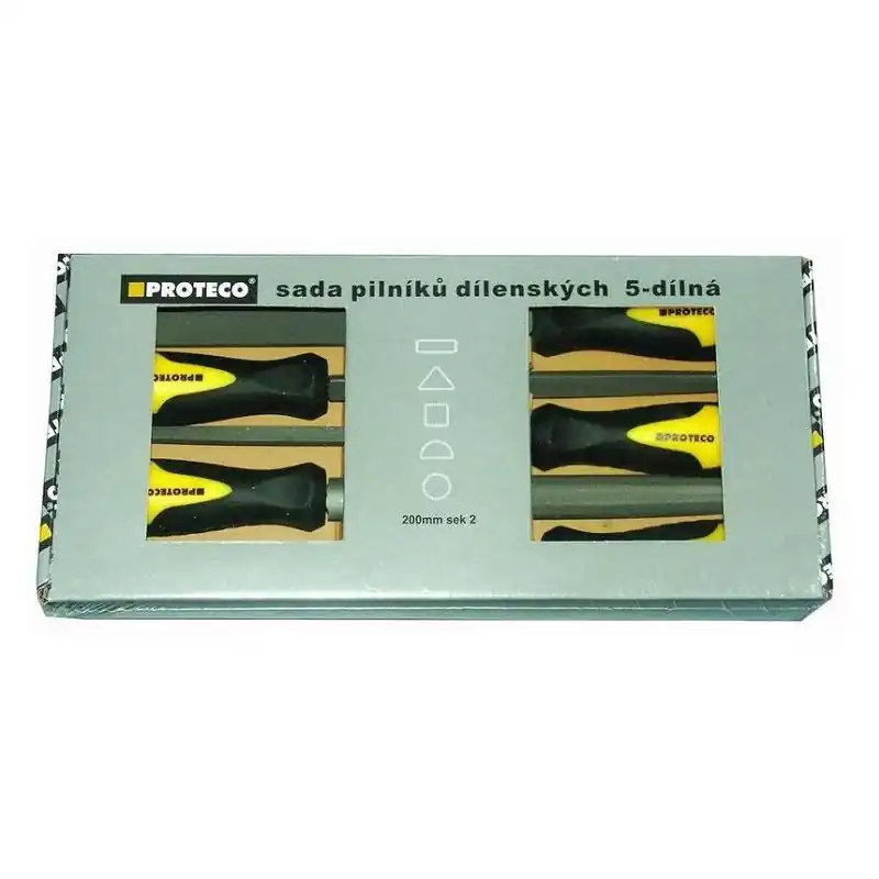 Sada pilníků 200mm 5dílná PROTECO