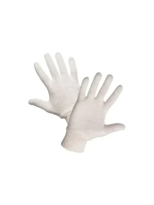 Rukavice pracovní bavlněné D 5051 - bílé