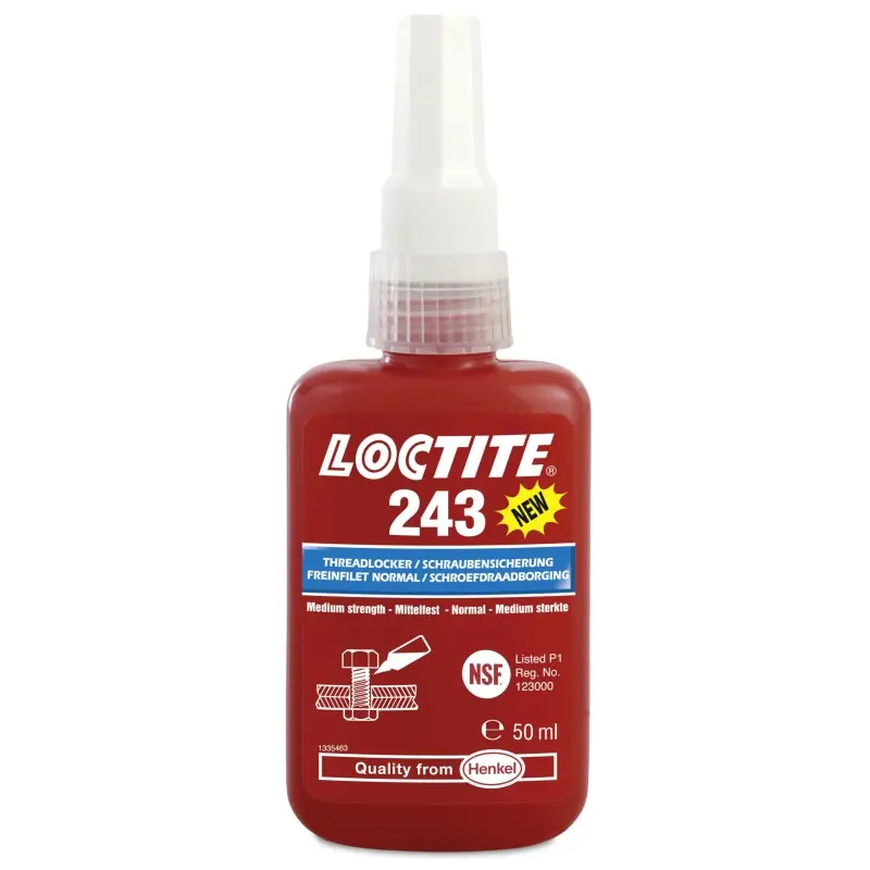 Loctite 243 lepidlo k zajišťení šroubů 50 ml