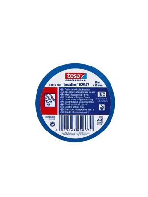 Páska izolační plast 15 mm x 10 m - modrá TESA