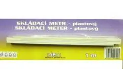Metr skládací plast 1m