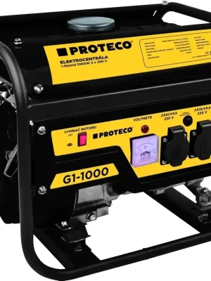 elektrocentrála 1-fázová 1000W (AC 2x230V, DC 1x12V)