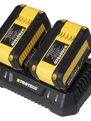 2x akumulátor 4 Ah + nabíječka DUAL 4.0 A