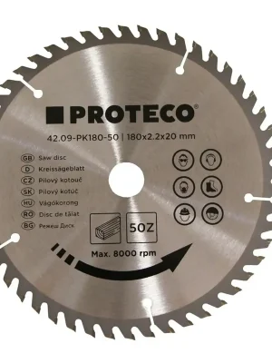 kotouč pilový SK 180 x 2.2 x 20 50z + redukce 20/16 mm