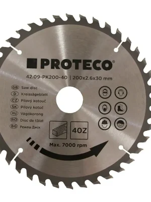 kotouč pilový SK 200 x 2.6 x 30 40z + redukce 30/20 mm