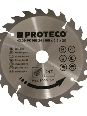 kotouč pilový SK 165 x 2.2 x 20 | 24 zubů