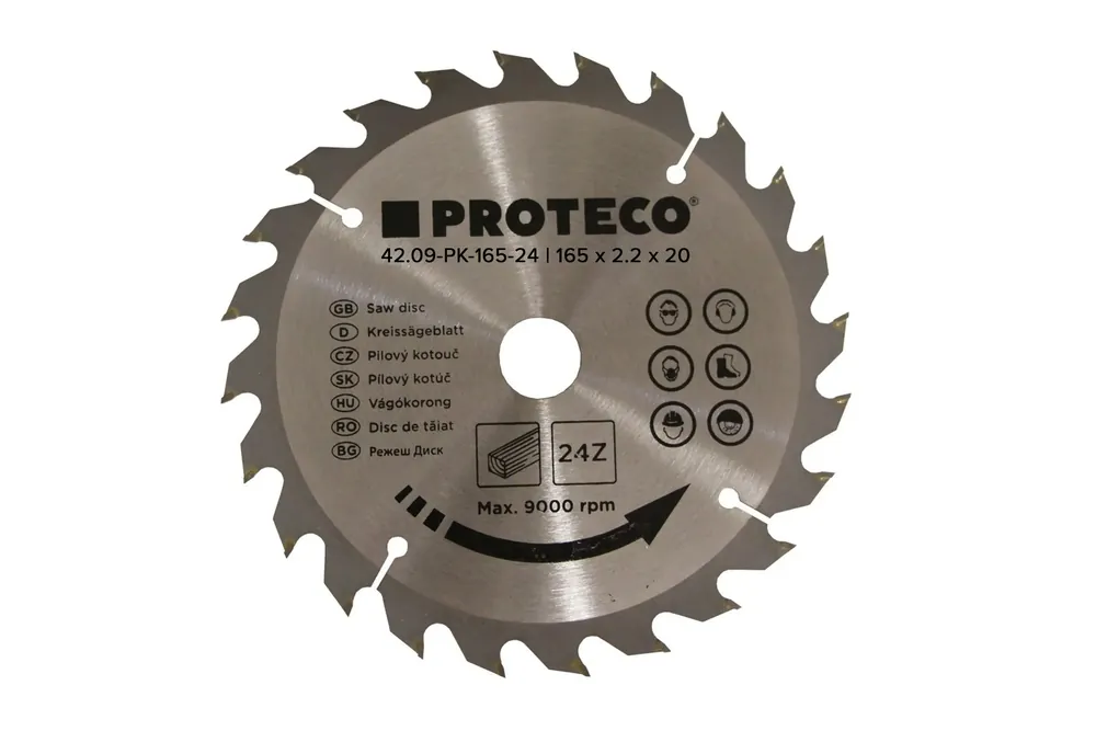 kotouč pilový SK 165 x 2.2 x 20 | 24 zubů