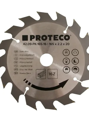 kotouč pilový SK 165 x 2.2 x 20 | 16 zubů