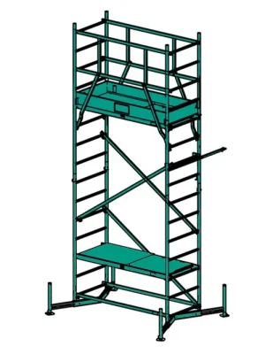 lešení pracovní Al ClimTec KRAUSE - základní + 1.patro (prac.výška 5 m)