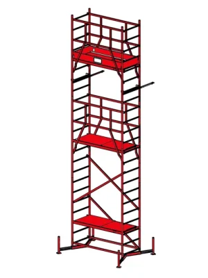 lešení pracovní Al ClimTec KRAUSE - zákl. + 1.patro + 2.patro (prac. výška 7 m)