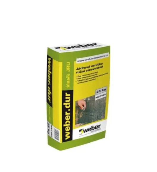 Weber.dur klasik JRU - jádrová omítka 2mm - 25kg 42ks/pal