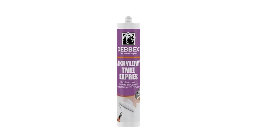 Tmel akrylový, EXPRES, bílý, 280ml