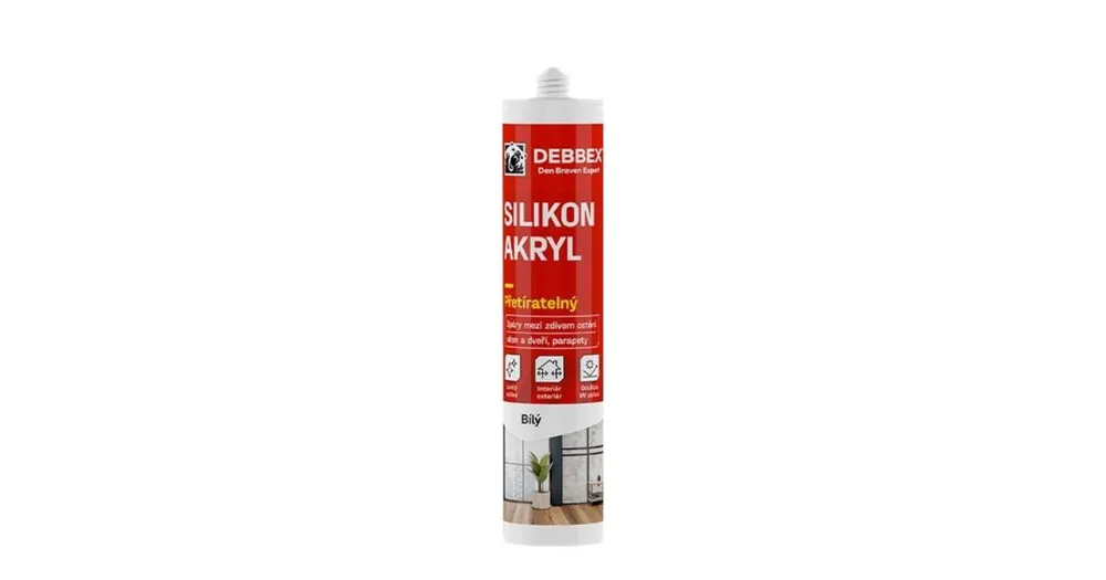 Silikon-akryl.tmel, bílý 280ml /20202RL/