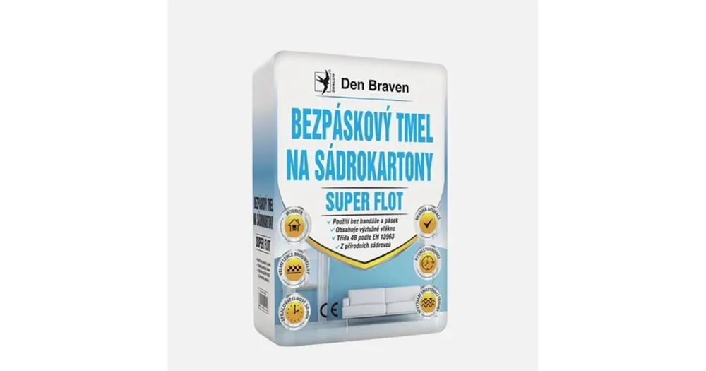 Tmel bezpáskový na sádrokartony, SUPER FLOT, 5kg