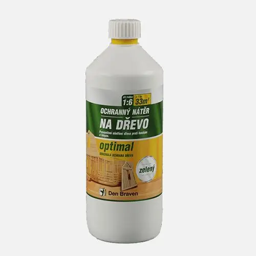 Ochranný nátěr na dřevo-OPTIMAL 1kg /zelený/