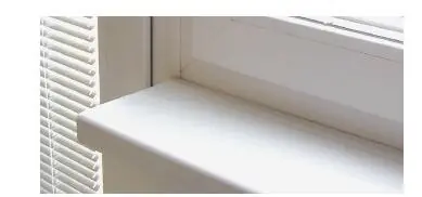 Parapet PVC bílý AHS š.400 mm - délka 1 m