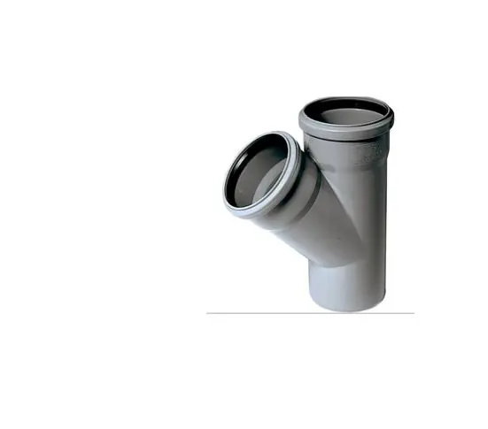 Jednoduchá odbočka HTEA100/050 DN100/50 úhel 45°