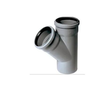 Jednoduchá odbočka HTEA100/100 DN100/100 úhel 45°