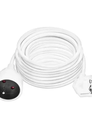 1z prodlužovací přívod-spojka 15m, 3 x 1mm2, bílá /PS19/
