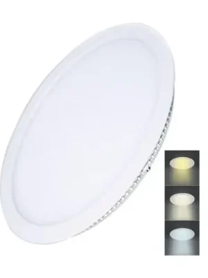 2 LED panel podhledový, 24W, 1800lm, 3,4,6000K, kulatý /WD144/ 30cm pr.