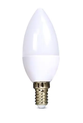 LED žárovka, svíčka, 6W, E14, 3000K, 450lm /WZ409/ DOPRODEJ