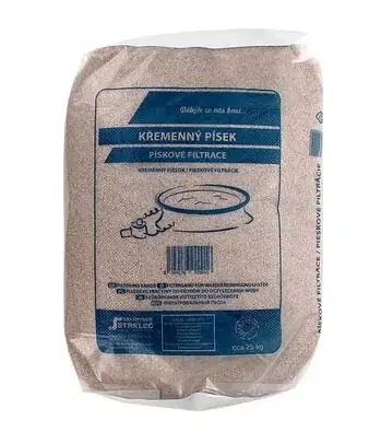PÍSEK DO FILTRACE 0,6-1,2mm 25kg /40ks/pal/