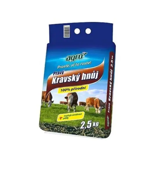 AGRO Pravý kravský hnůj 2,5kg /000778/