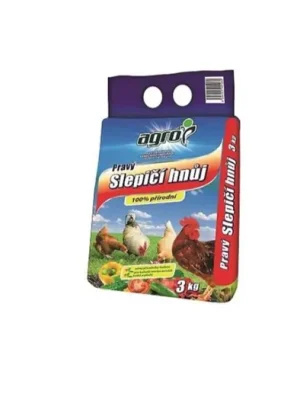 AGRO Pravý slepičí hnůj 3kg /000776/