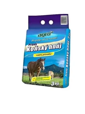 AGRO Pravý koňský hnůj 3kg /000774/