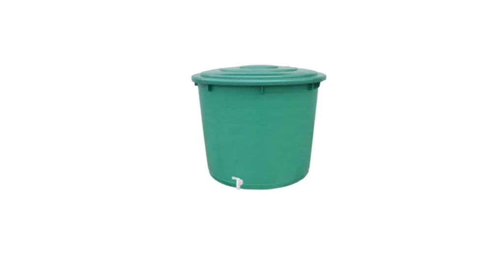 Sud na dešť.vodu 500l s kohoutkem + víko /581031/
