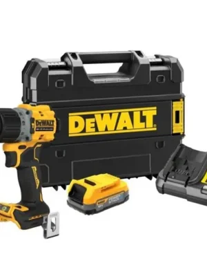 DCD805H2T-QW, bezuhlíková příklepová vrtačka /baterie, nabíječka kufr/ /DeWALT/
