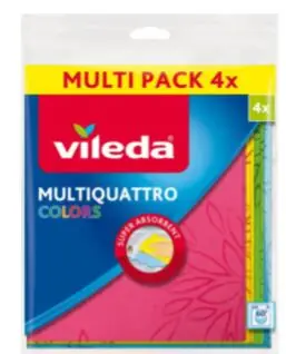 hadřík univerzální Colors VILEDA /4ks/ 255127