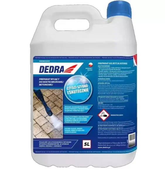 DEDRA - Přípravek na mytí betonových dlaždic 5l /DED8823A55/