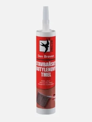 Tmel butylenový stavbařský, RL, bílý, 310ml