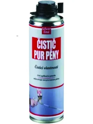 Čistič PUR pěny 500ml dóza - transparentní Silver Line