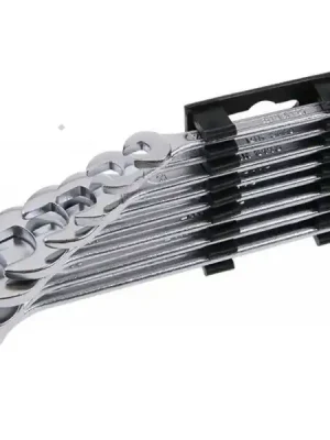 Sada klíčů vidlicových 6 - 22mm, 8ks - klip