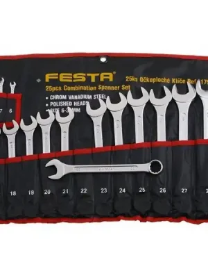 Sada klíčů očkoplochých 6-32mm 25ks FESTA